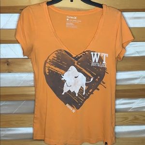 Orange WT v-neck